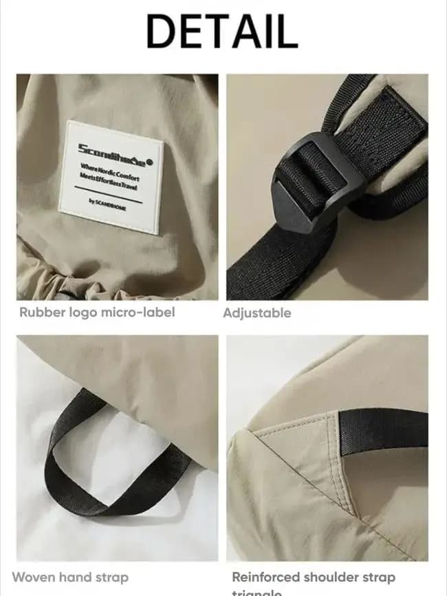 Grand sac à dos imperméable en nylon avec cordon de serrage pour hommes et femmes, compartiment pour