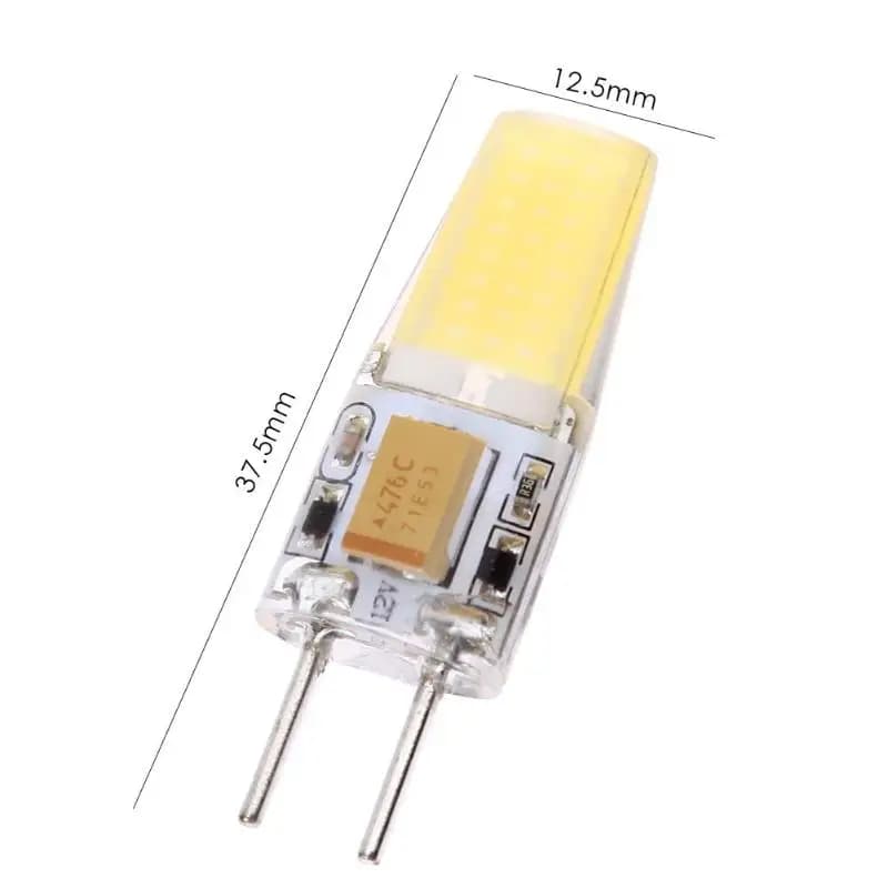 5W Mini GY6.35 LED ampoules en cristal de Silicone AC/DC 12V 1508 sans scintillement blanc chaud fro