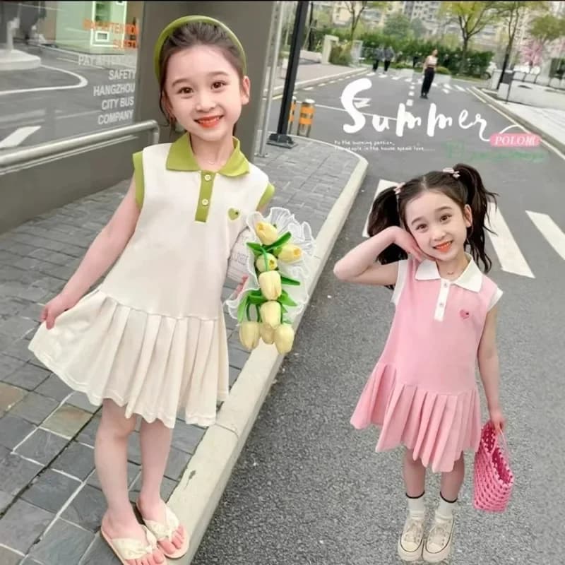 2025 enfants robe printemps été col rabattu enfants vêtements mode enfant en bas âge bébé filles vêt