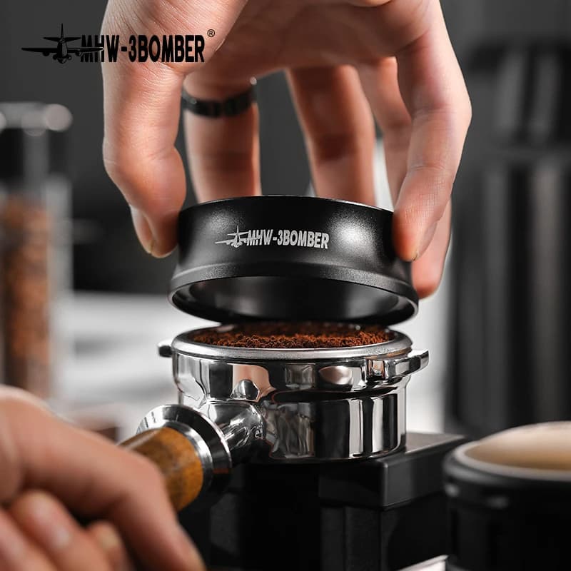 Entonnoir doseur d'expresso magnétique 51/54/58mm, anneau doseur de café, entonnoir pour porte-filtr