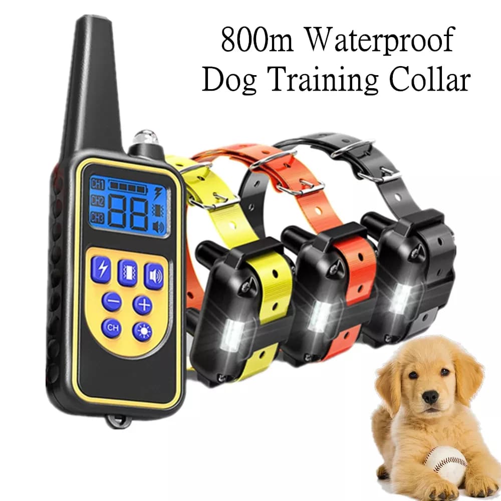 Collier anti-choc pour chien- [nouvelle édition] collier d'entraînement pour chiens de grande taille