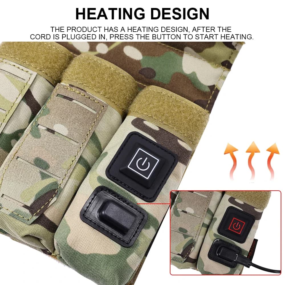 SINAIRSOFT 9mm tactique Triple pochette pour magazines fonction plus chaude étui pistolet USB puissa