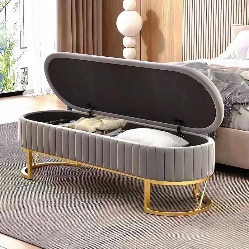 Tabouret de canapé de Style nordique Simple et à la mode, tabouret à langer léger, banc de luxe, tab