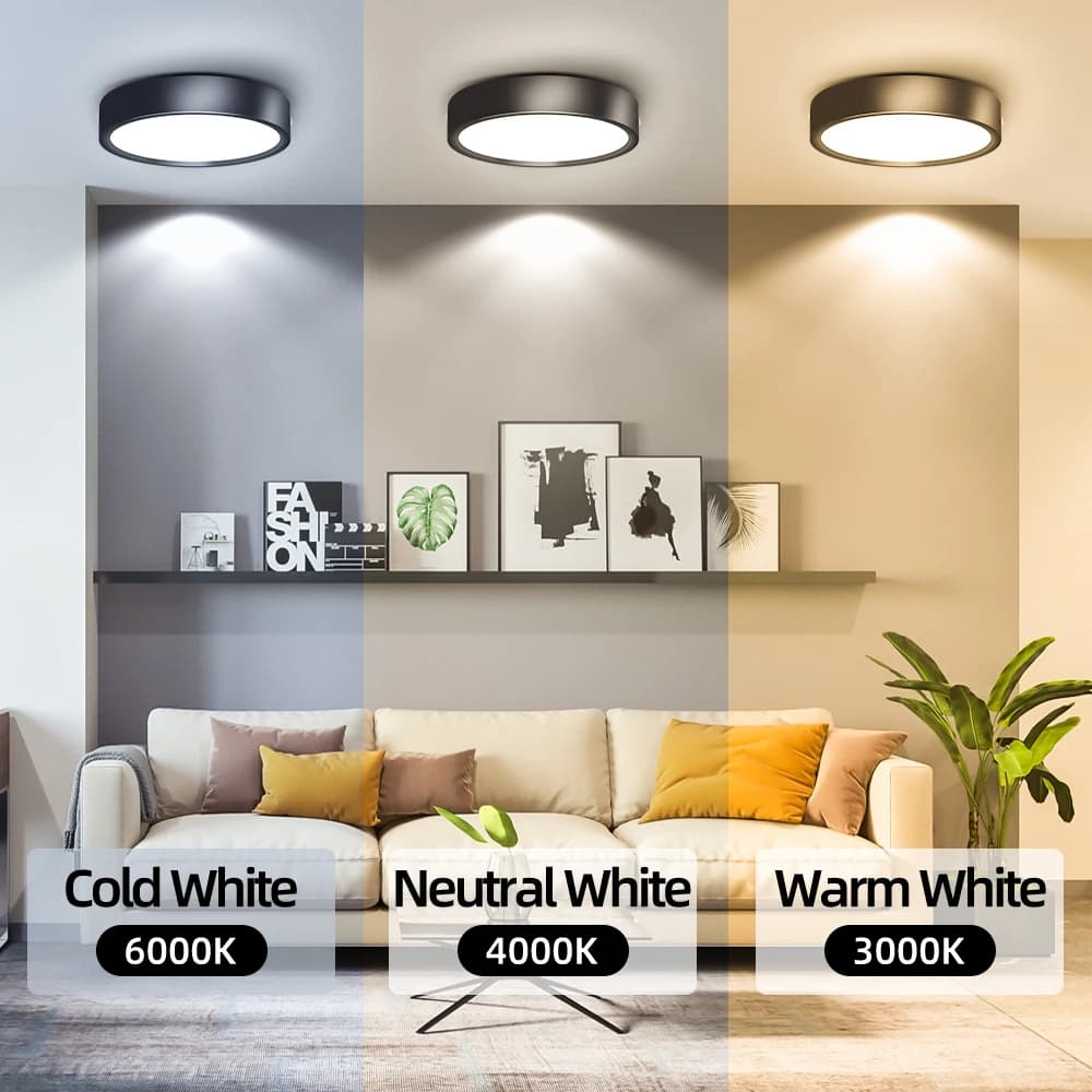 Mini Spot Lumineux LED pour le Plafond, Montage en Surface, Éclairage d'Nik, Idéal pour une Cuisine 