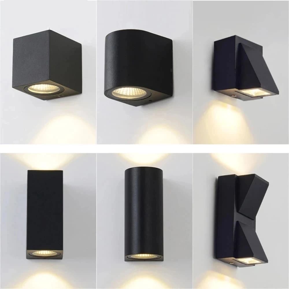 Applique Murale LED Imperméable Conforme à la Norme IP65, Luminaire d'Niket d'Extérieur, Montage en 