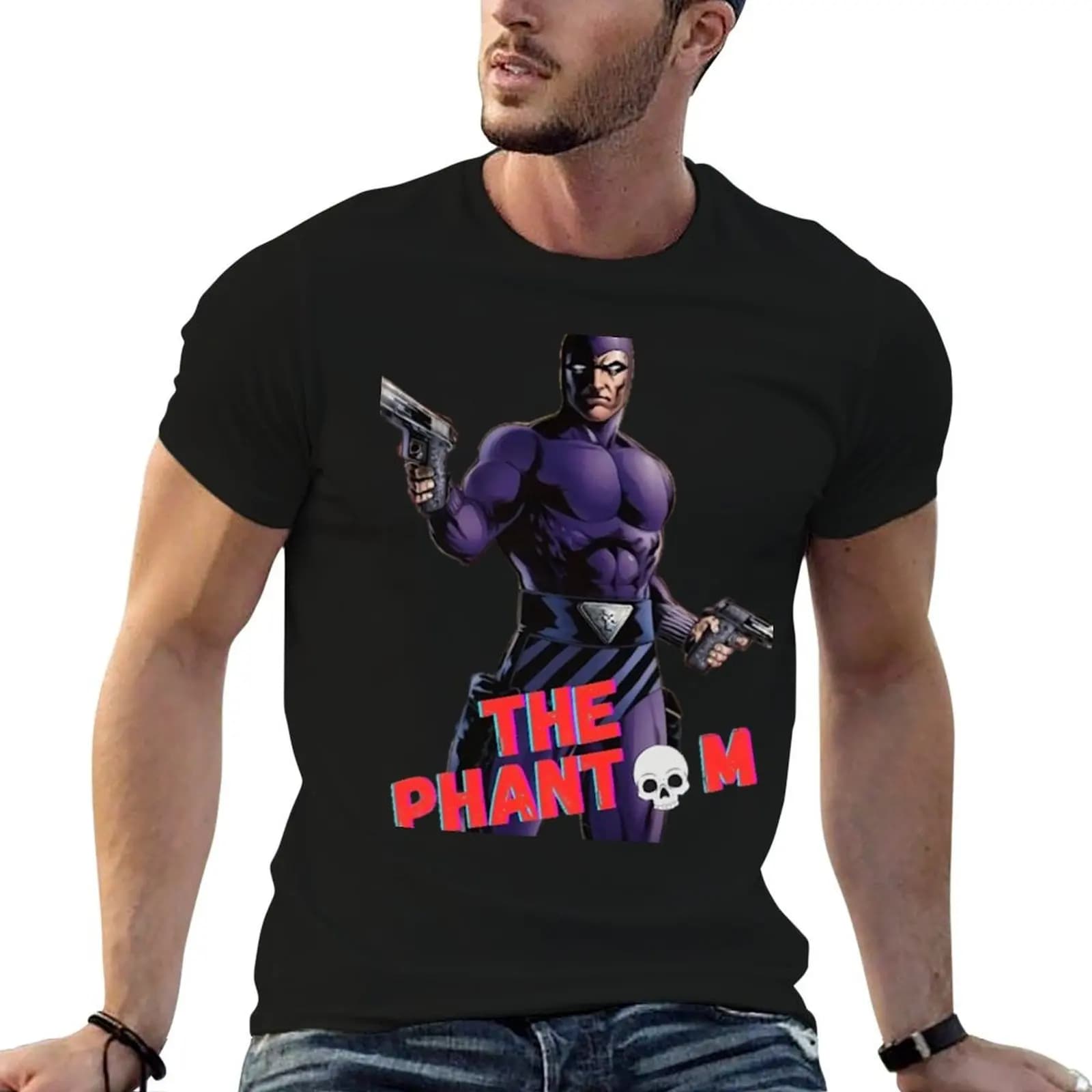 T-shirt artistique magnifiquement émouvant « Ghost Who Walks » pour homme, t-shirts décontractés pou