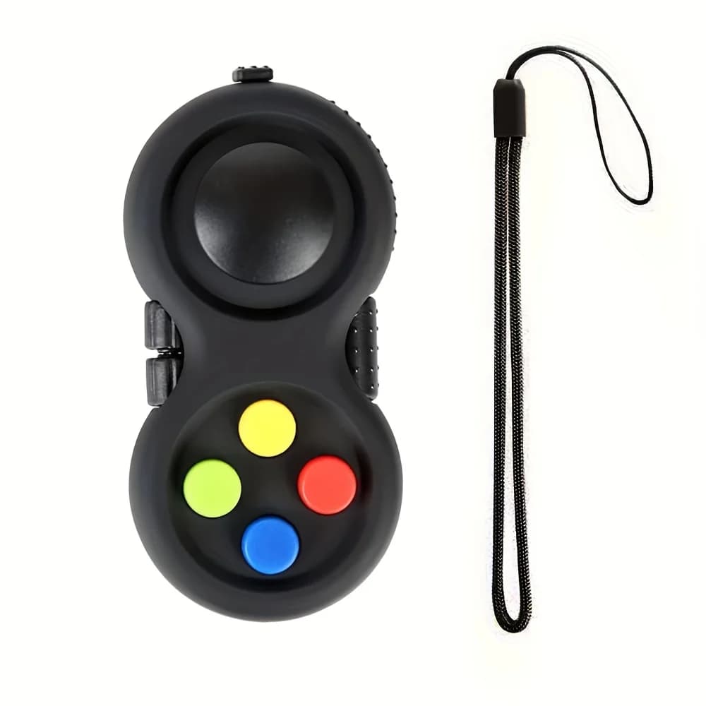Fidget Pad avec 8 fonctions Fidget, réducteur de stress pour contrôleur Fidget, Cube jouet Fidget so