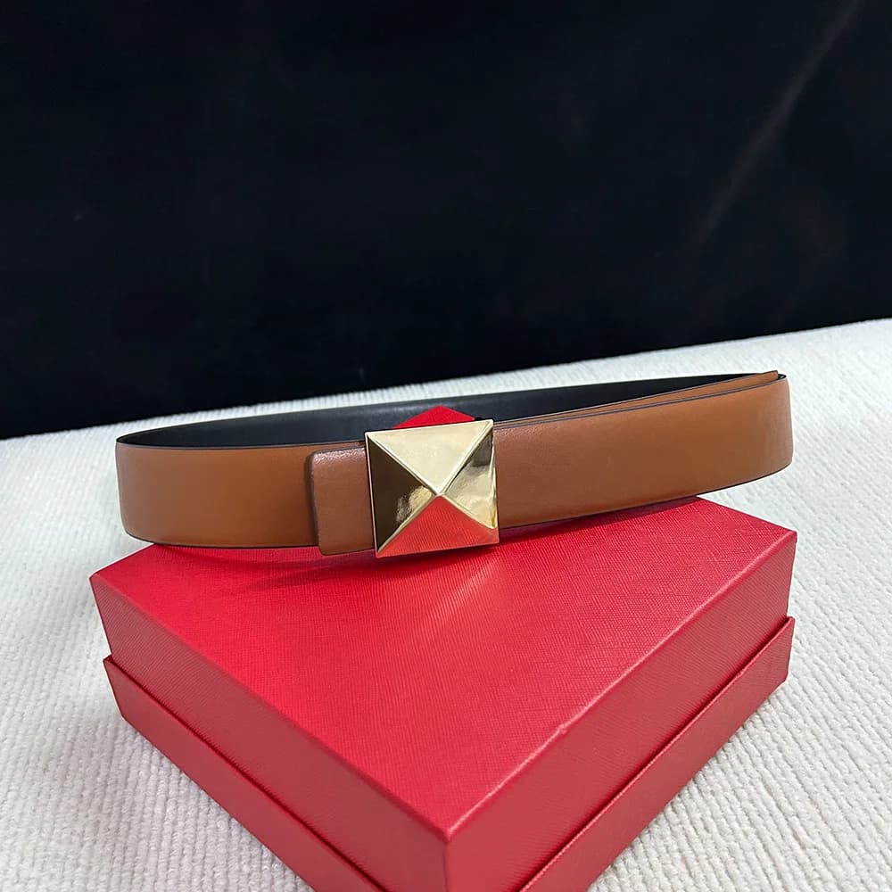 2024 Nouveau large 4CM marque de luxe célèbre ceinture Designer mode réversible femmes ceinture dame