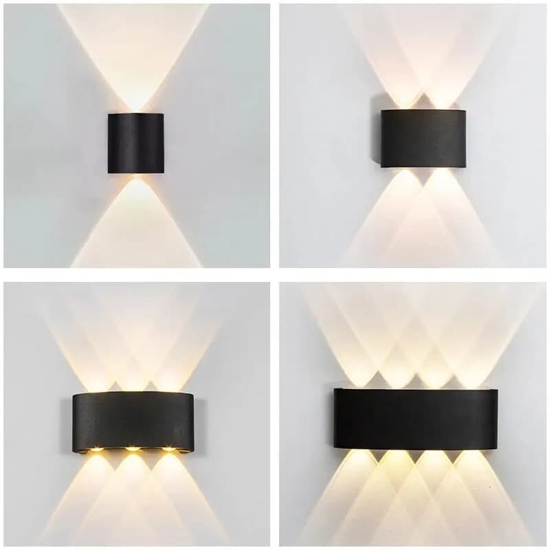 Mur LED Lumière Imperméable Extérieure Éclairage Intérieur IP65 AC86-265V 2w 4w pour Jardin Escalier
