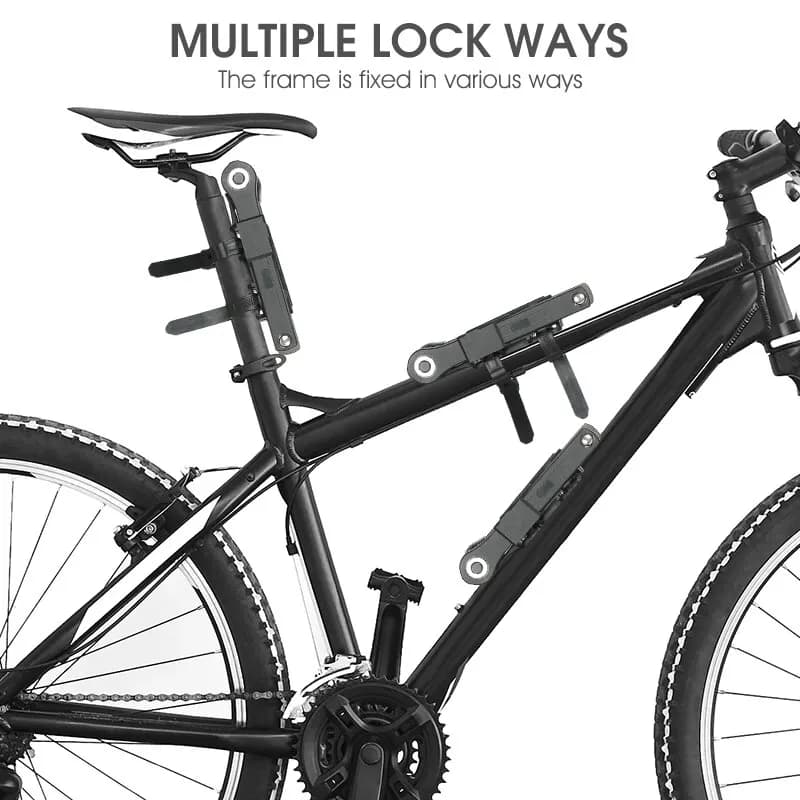 WEST VÉLO Vélo Pliant Chaîne Serrure Anti Vol Combinaison Serrure Heavy Duty Sécurité Moto VTT Route