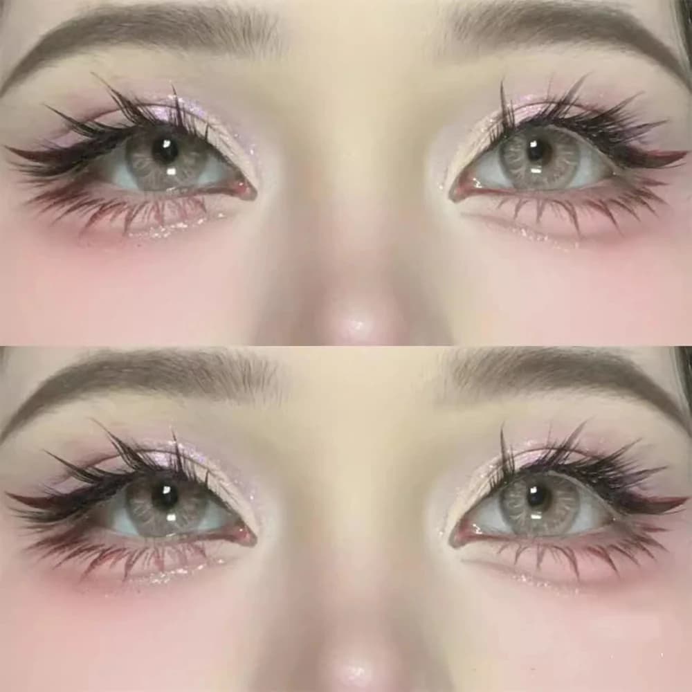 5 paires de faux cils effet œil de chat/renard 11-13mm 3D vaporeux d'apparence naturelle cils doux o