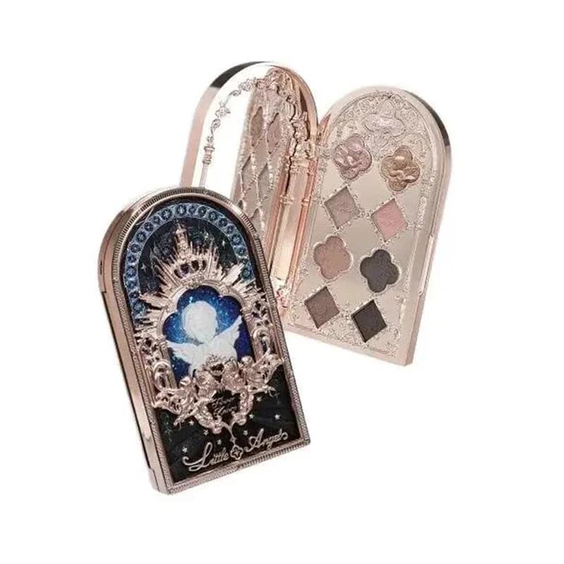 Petite fleur d'ange sait Palette de fard à paupières paillettes pour les yeux Palette de maquillage 