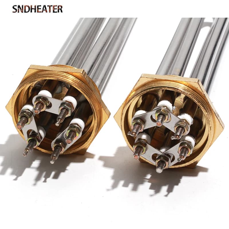 SNDHEATER chauffe-eau électrique DN32 DN40 DN50 élément chauffant par Immersion SUS304 220V Booster 