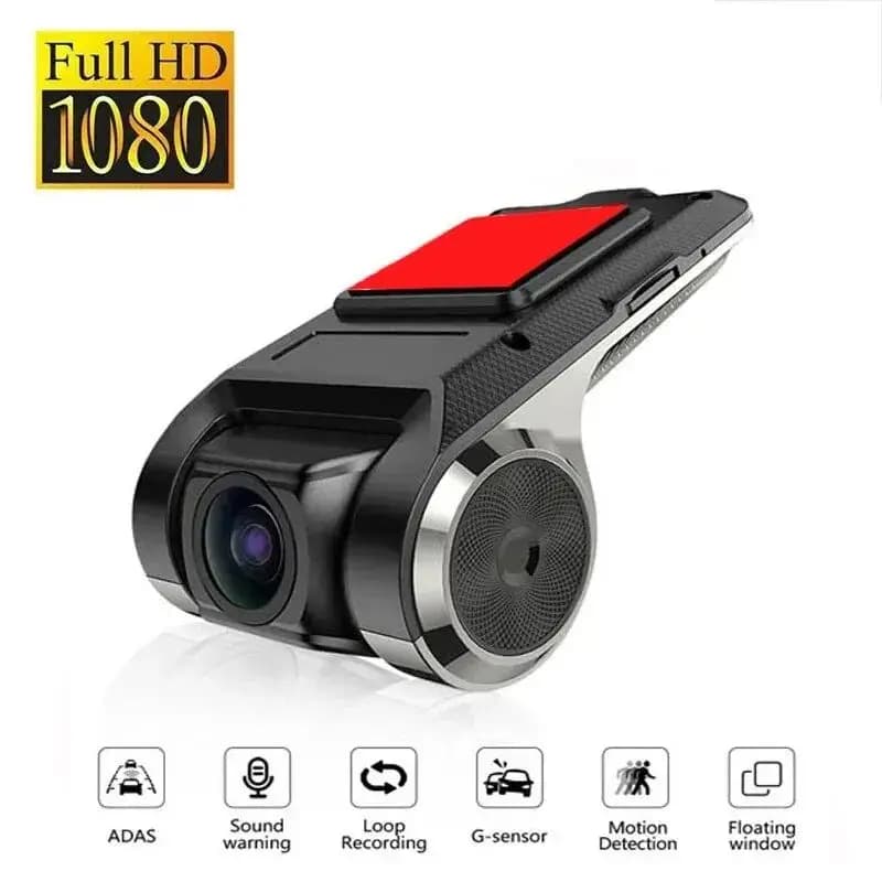 Caméra de tableau de bord DVR de voiture, Full HD 1080P, caméra de tableau de bord pour lecteur DVD 