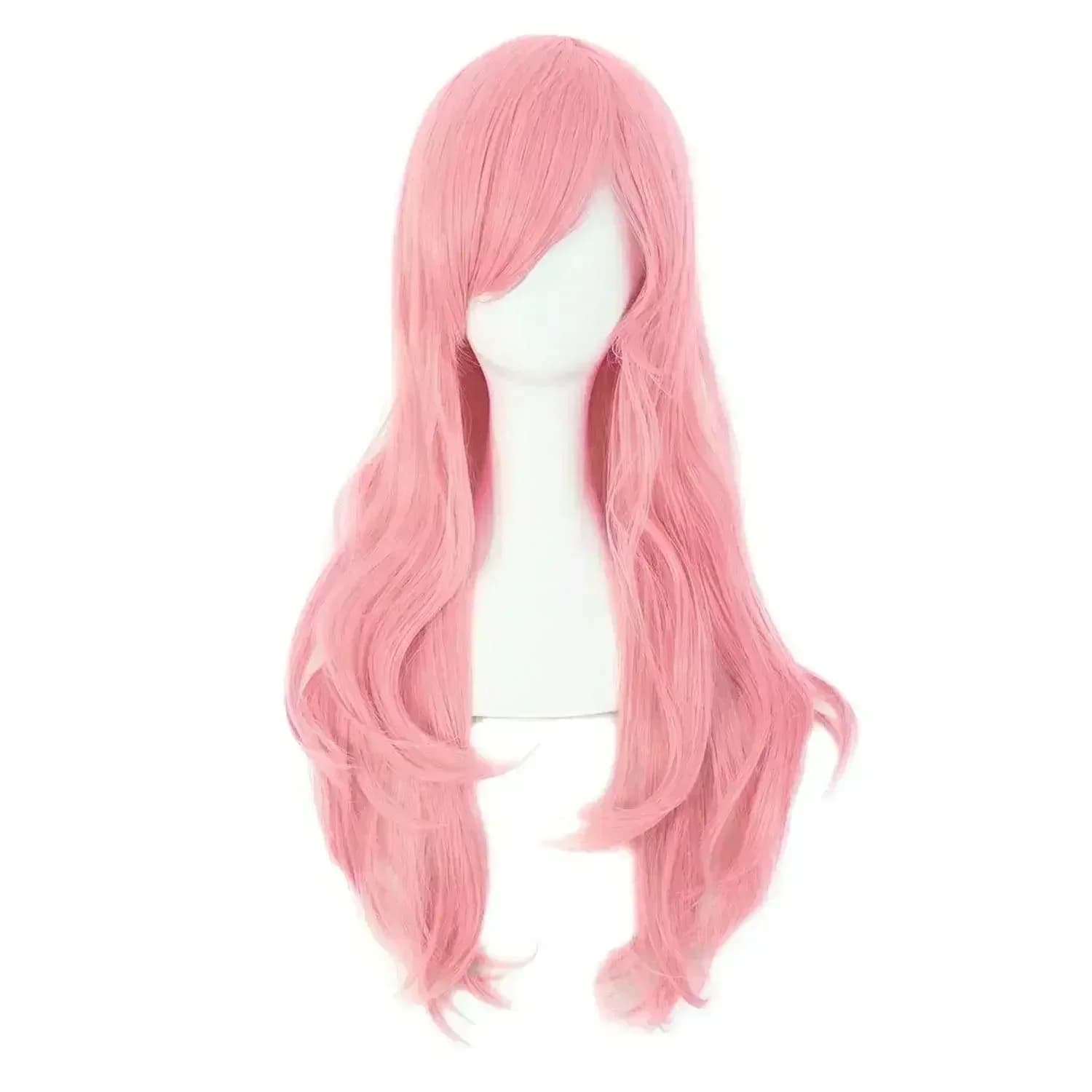 Perruque Synthétique Bouclée avec Extrémités pour Costume de Cosplay, Cheveux Longs de 70cm, Raides,