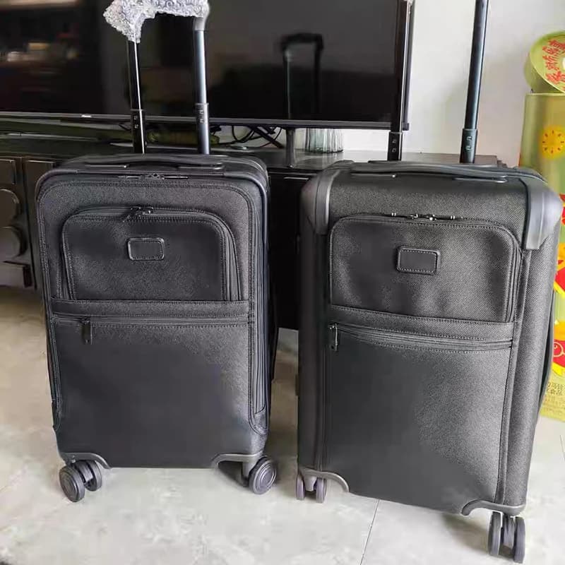 Valise de voyage de luxe en nylon et toile Oxford, bagage cabine avec serrure à code, idéale pour le