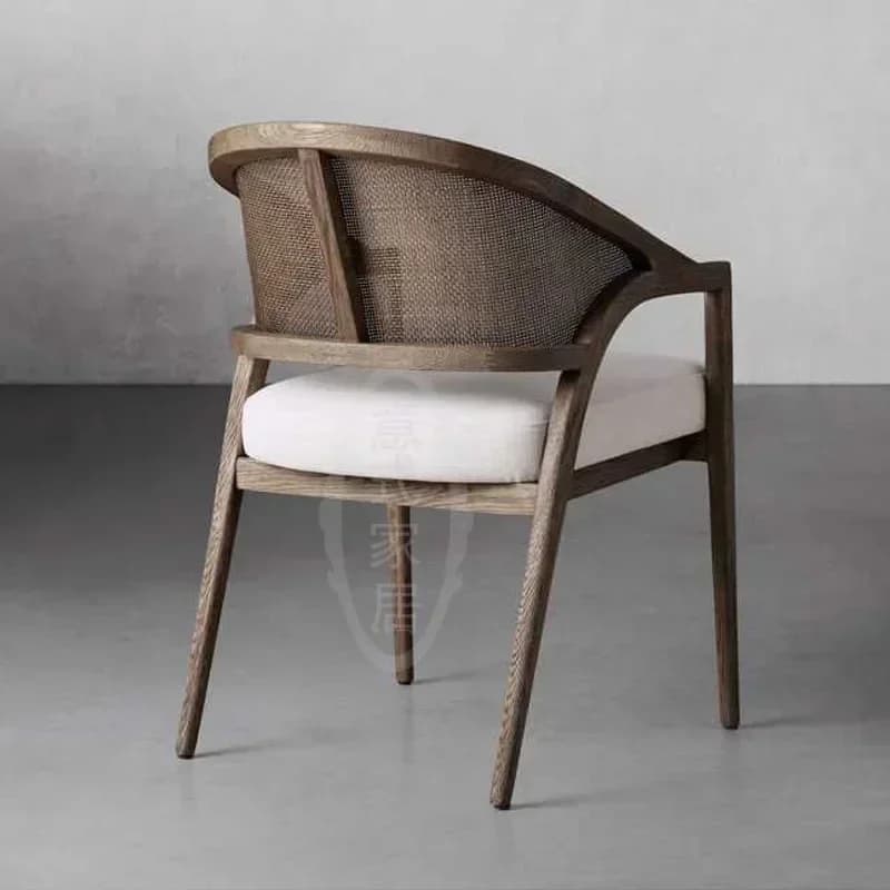 Chaise simple de luxe, mobilier moderne du milieu du siècle, chaises de salon, chaise de salle à man