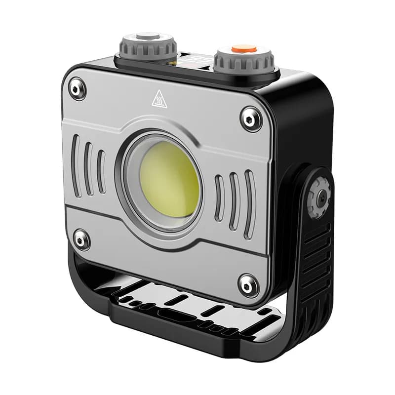 Projecteur de travail LED COB puissant, 8000mAh, lampe pour tente de Camping, Rechargeable, étanche,
