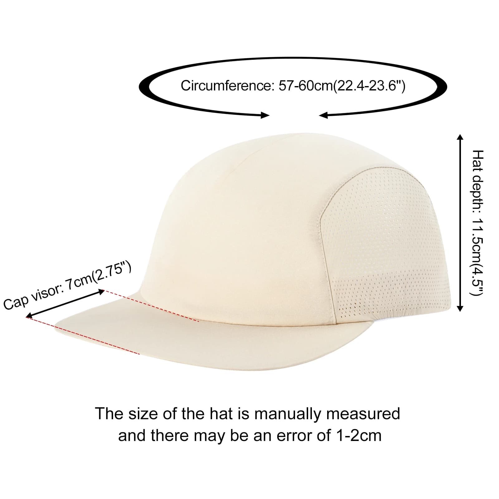 VOBOOM Casquette de baseball non structurée Casquette de sport à bord plat Casquette extérieure à sé