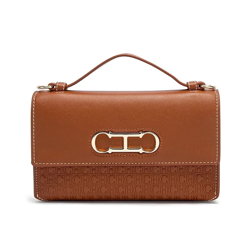 CH sac à bandoulière marque femmes sac lettre impression cuir Compact élégant sac à main sac fourre-