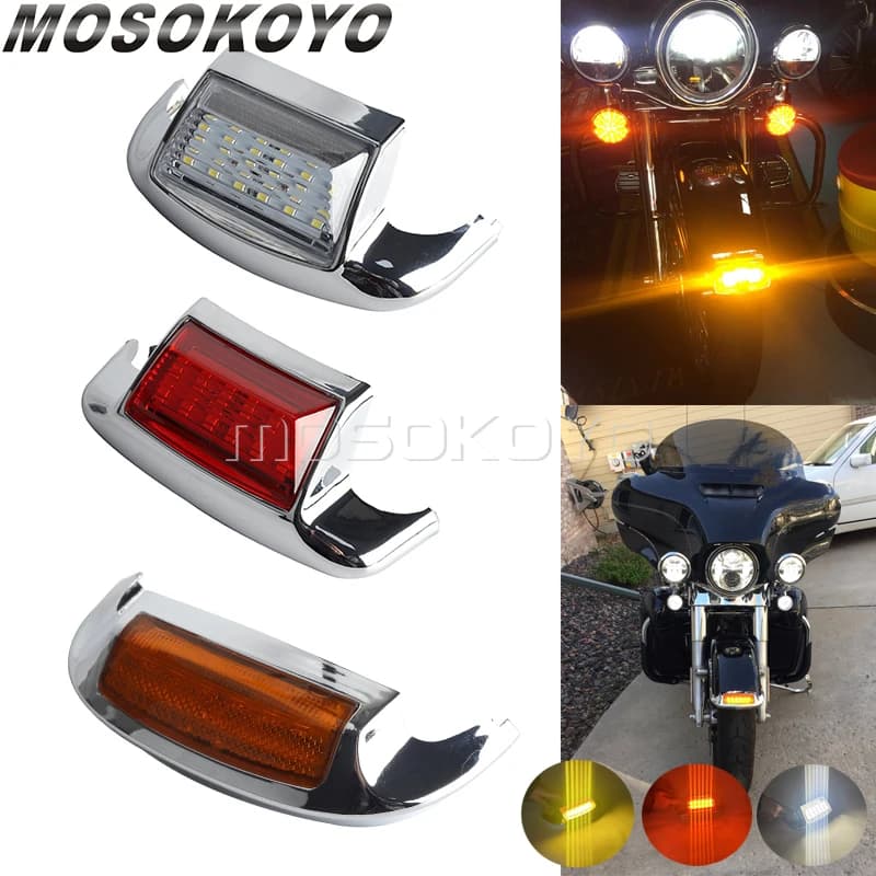 Feu de conduite avant et arrière pour Harley Heritage Softail Road King Electra Glide, feu de stop à