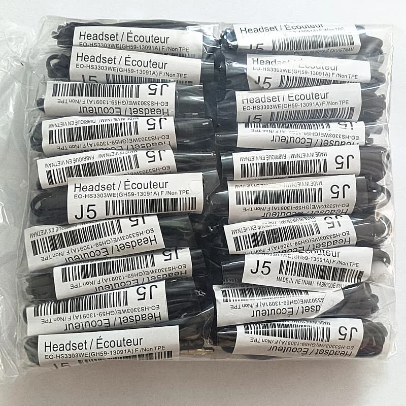 50 Pc/Lot J5 stéréo écouteur universel mains libres casque pour Samsung Galaxy S4 S5 S6 Xiaomi 3.5mm