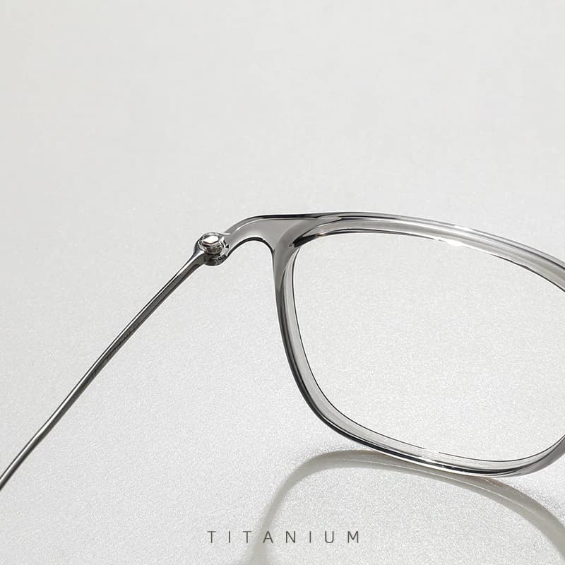 YIMARUILI mode Ultra-léger Flexible TR90 lunettes rétro rond pur titane optique lunettes de Prescrip