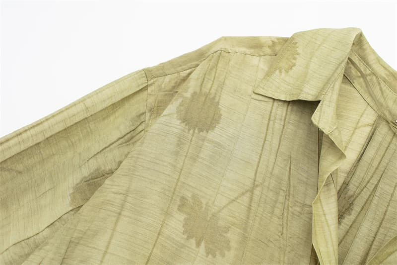 Ensemble femme 2024 nouvelle mode printemps Jacquard ample dames chemise été femmes pantalon décontr