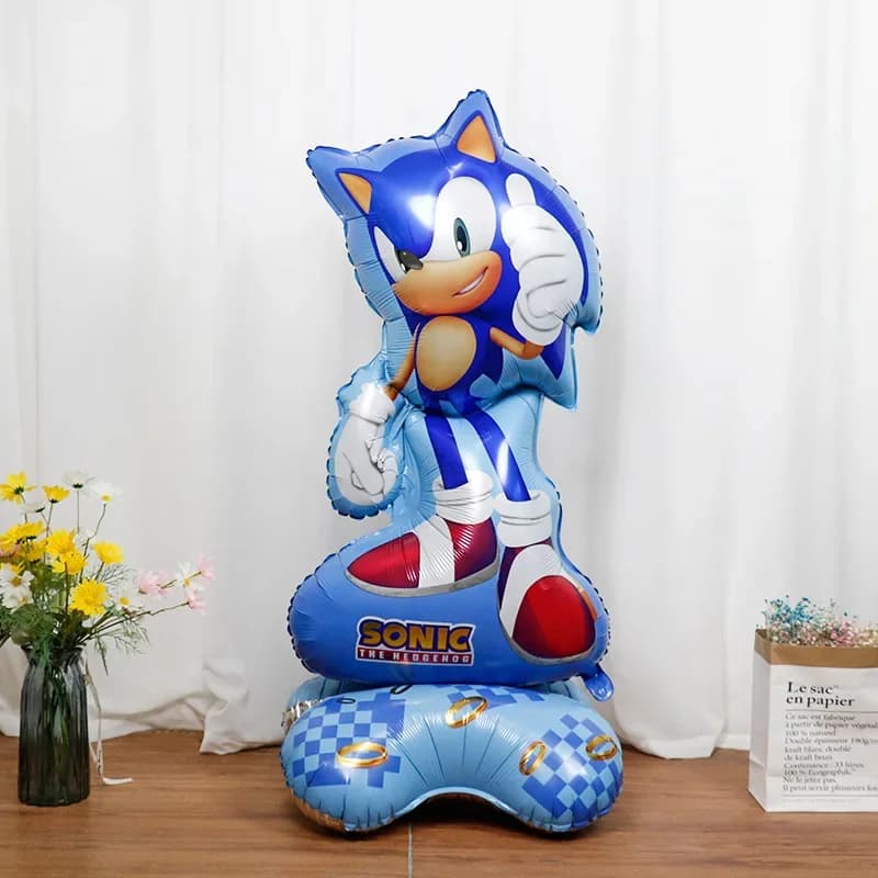 Ballons hérisson 3D soniques en aluminium, pour décoration de fête d'anniversaire, fournitures et ca