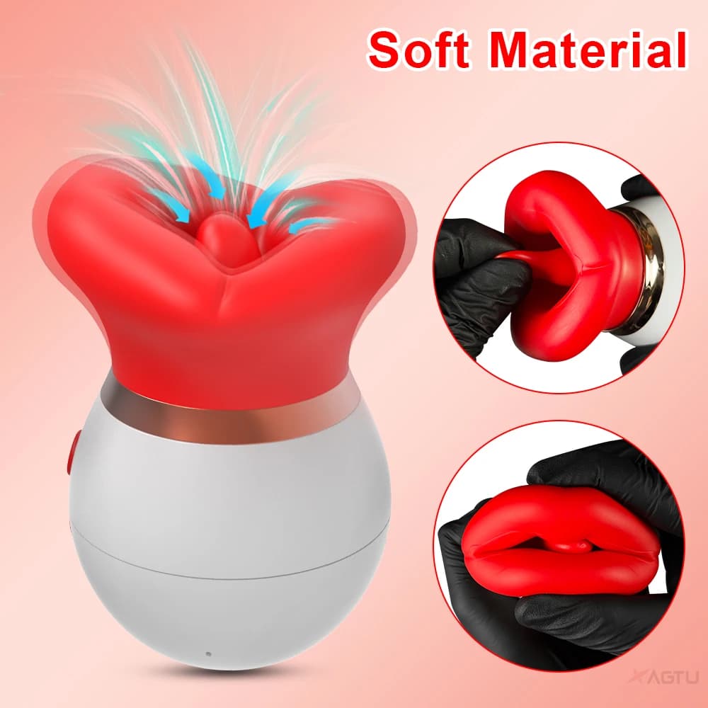 Vibromasseur à Succion pour Femme, Léchage de Langue, Ventouse de Clitoris, Continents Oraux Féminin