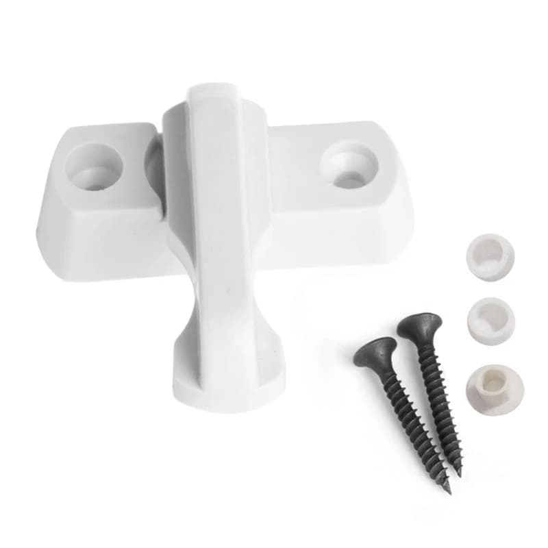 Serrure fenêtre blanche, serrure sécurité pivotante, boîtier maison, ouverture fermeture en toute sé