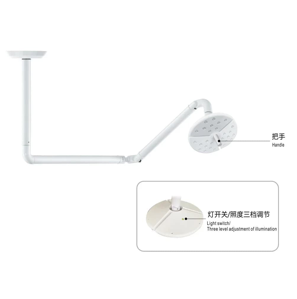 Nouvelle Lampe d'opération LED 50W pour Dentisterie, Chirurgie, Vétérinaire et Médicale, à Fixation 
