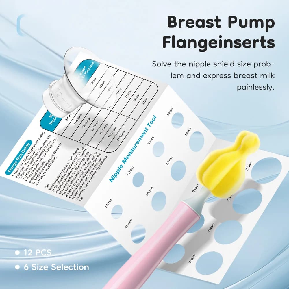 MAMIJOY – Inserts de bride en Silicone pour tire-lait, tire-lait électrique, Tunnel de mamelon, conn