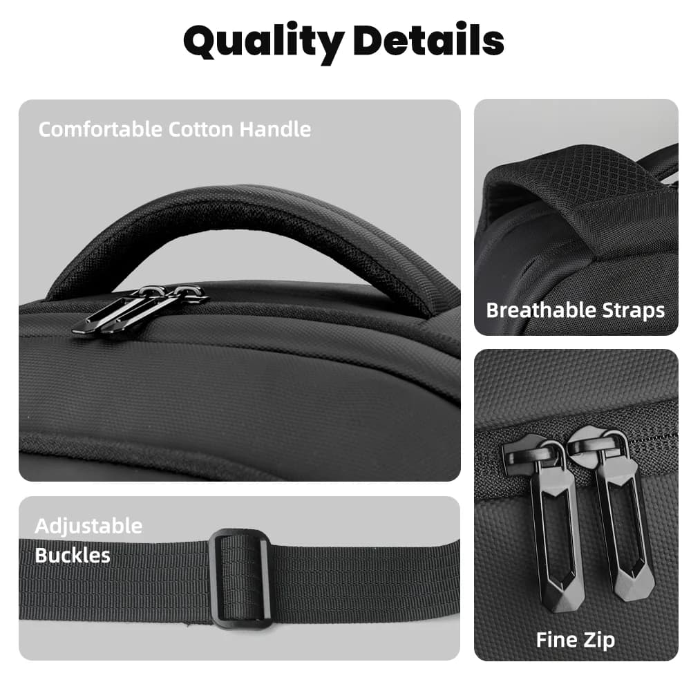 HK nouveau Design sac à dos de voyage hommes grand sac à dos d'affaires pour le travail trajet Oxfor