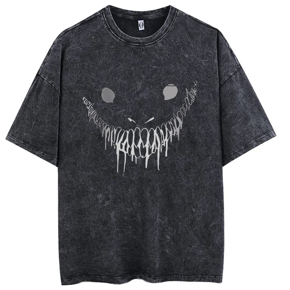 Hip Hop hommes Streetwear T-Shirt rétro Vintage lavé Anime graphique T-Shirt hommes Harajuku coton d