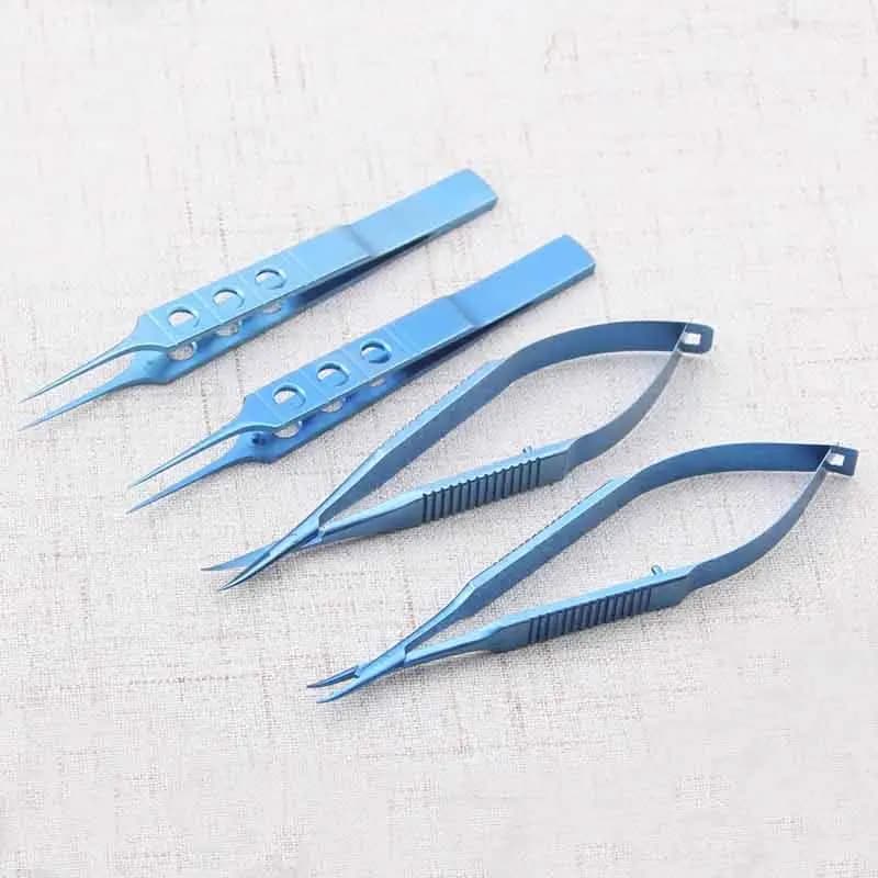 Nouveau 11 cm en acier inoxydable ophtalmique instruments microchirurgicaux porte-aiguille Micro cis