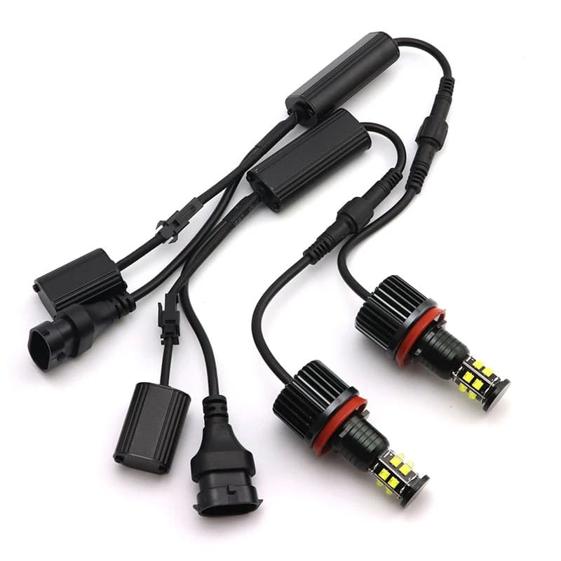 Ampoules de marqueur d'anneau d'oeil d'ange LED blanc sans erreur pour BMW X1 E84 phare au xénon 200