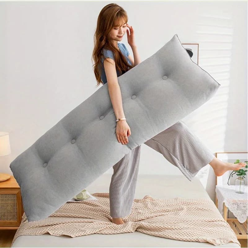 Coussin de tête en velours de bambou, oreiller de protection de taille souple pour dortoir amovible 