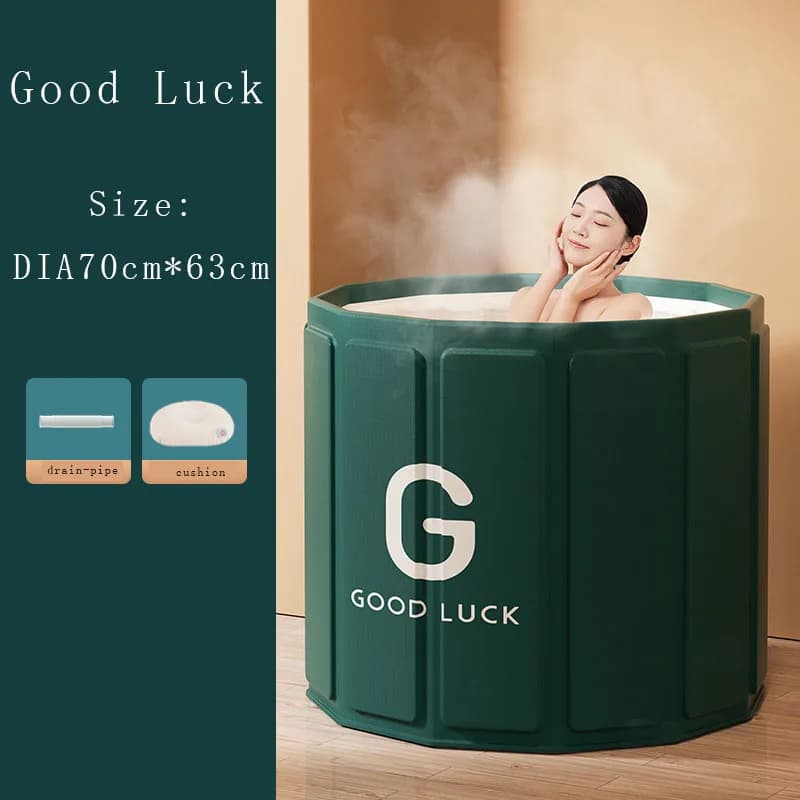 Baignoire pour adultes, baignoire pliable pour usage domestique, baignoire complète, lavabo de douch