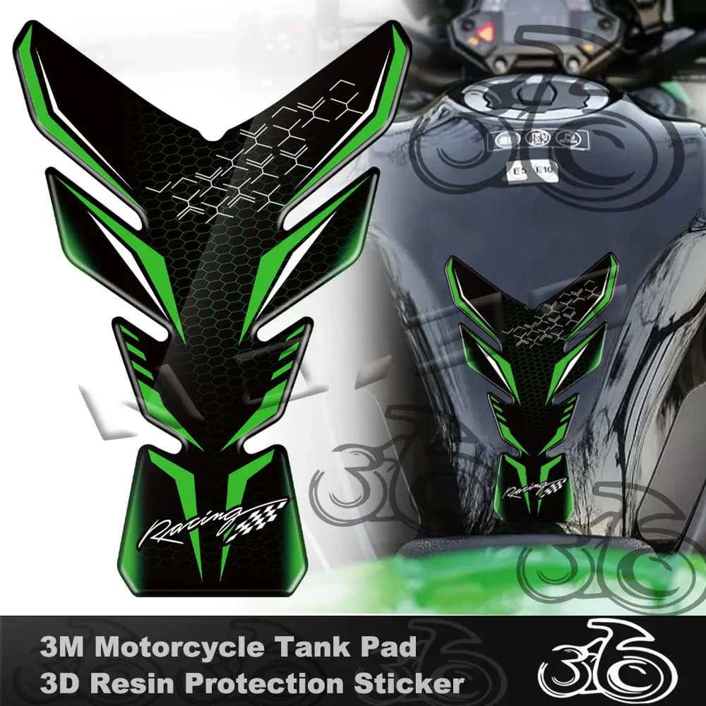 Autocollant de Protection 3D Précieux pour Moto Kawasaki Ninja, Accessoire pour Modèles 400, 650, 10