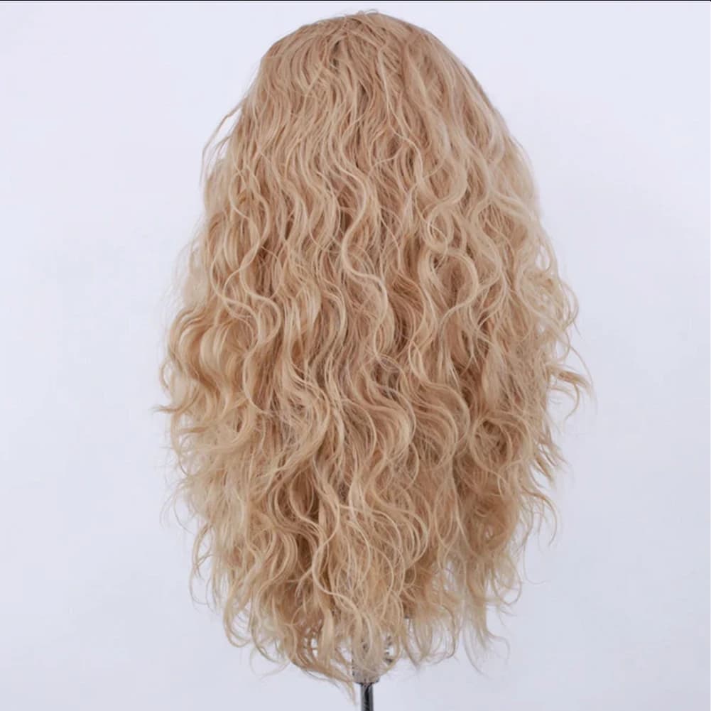 AIMEYA – perruque Lace Front Wig synthétique Blonde longue et ondulée, perruque de Style à la mode a