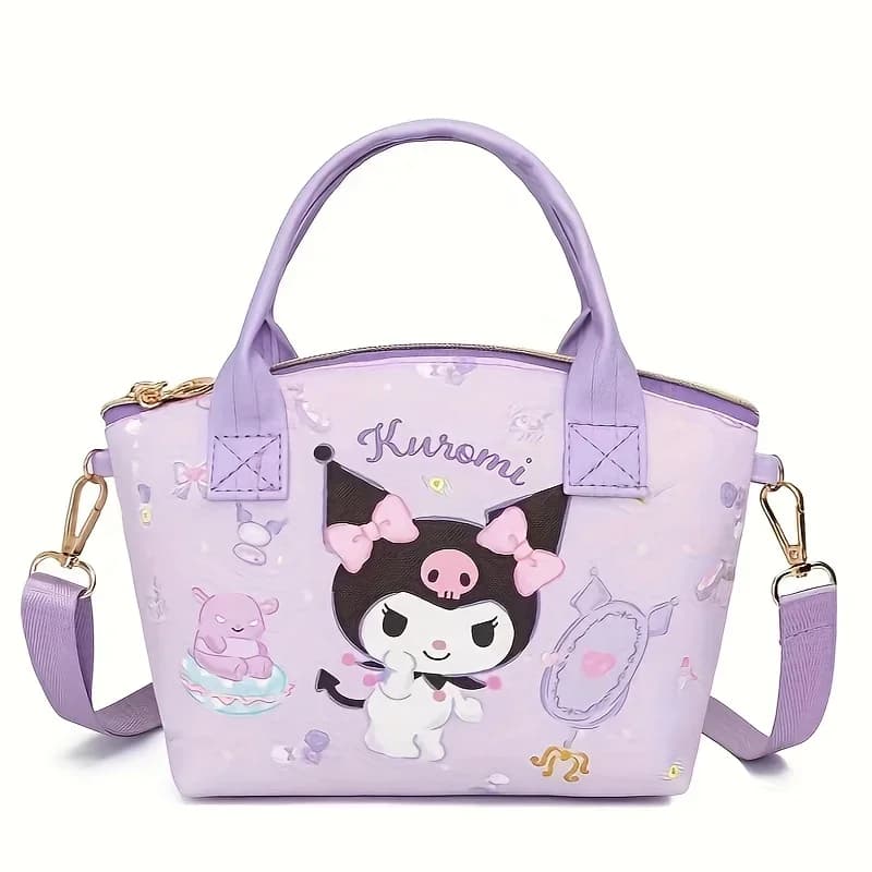 Joli sac à main fourre-tout Sanrio Cinnamoroll Hello Kitty, élégant et polyvalent avec adorable sac 