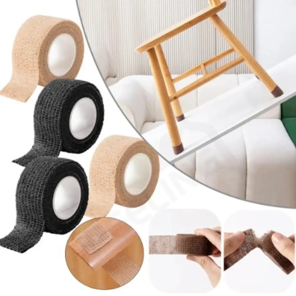 Coussinets de meubles auto-adhésifs, protège-pieds de chaise polyvalent, anti-alde, housse de jambe 