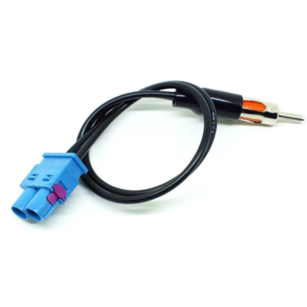 Adaptateur de Câble Audio Radio Antenne Mâle Double Fakra Din, pour Audi A4 A3 horizon VW Passat Gol
