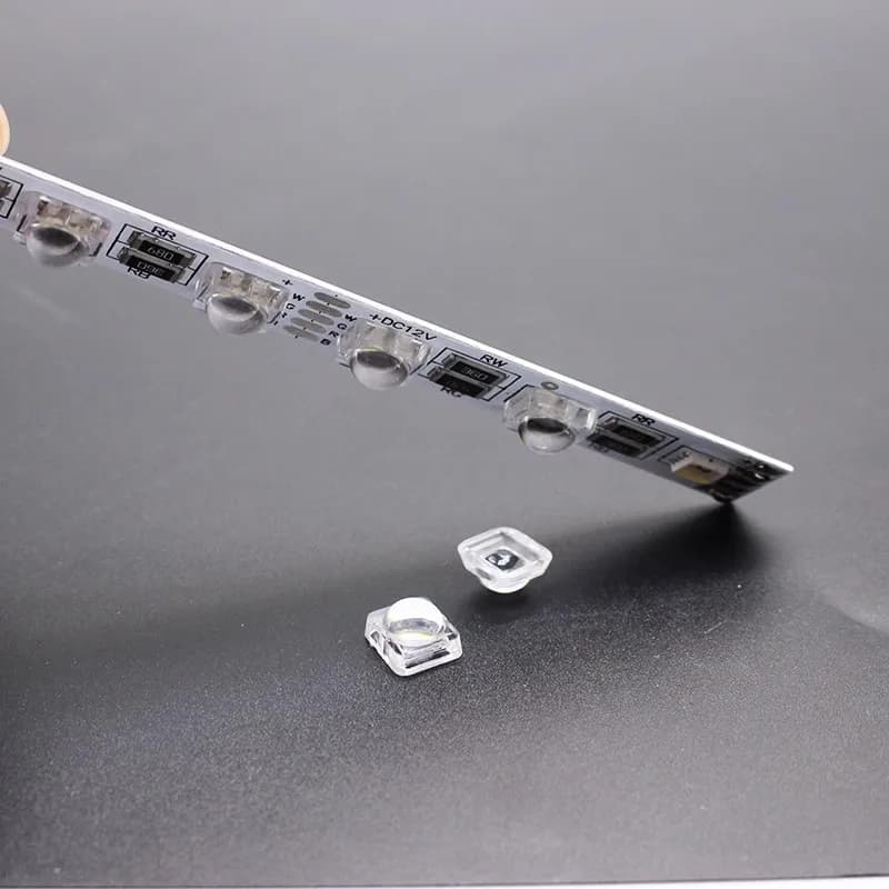 Lentille LED pour Clip SMD 5050 LED WS2812 APA102 WS2811 SK6812 30 60 90 120, objectif d'angle de 14