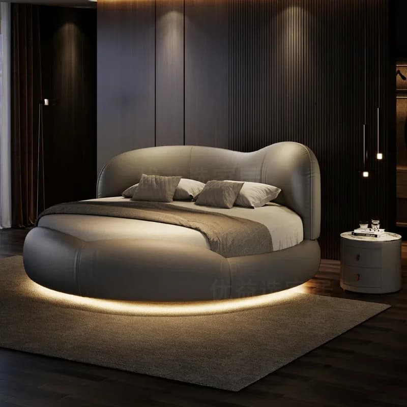 Lit Design pour filles, Double cadre de chambre d'enfant de luxe, lit Simple, Tatami européen, beaut