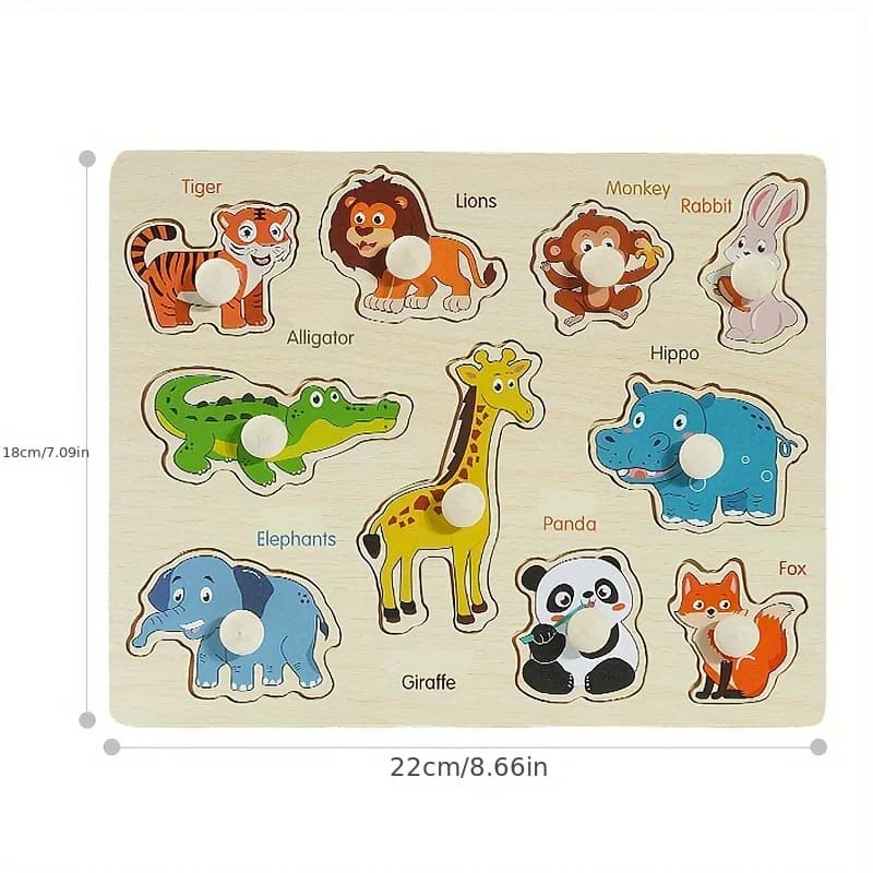 Planche de puzzle pour débutant, géométrie d'éducation précoce Montessori, développement de puzzle à