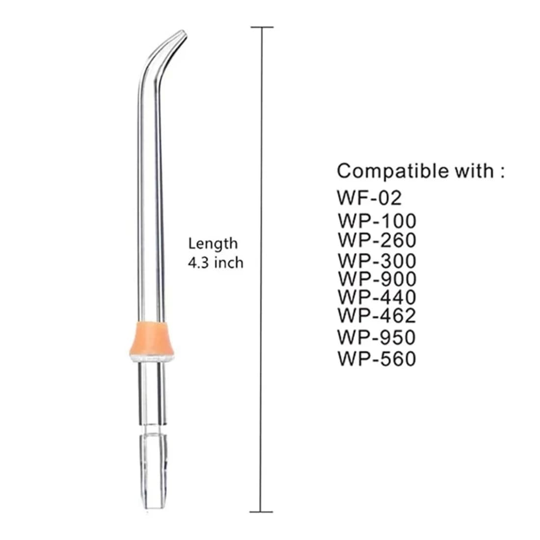 Embouts de jet classiques de rechange, compatibles avec les fils d'eau et les irrigateurs buccaux, 1