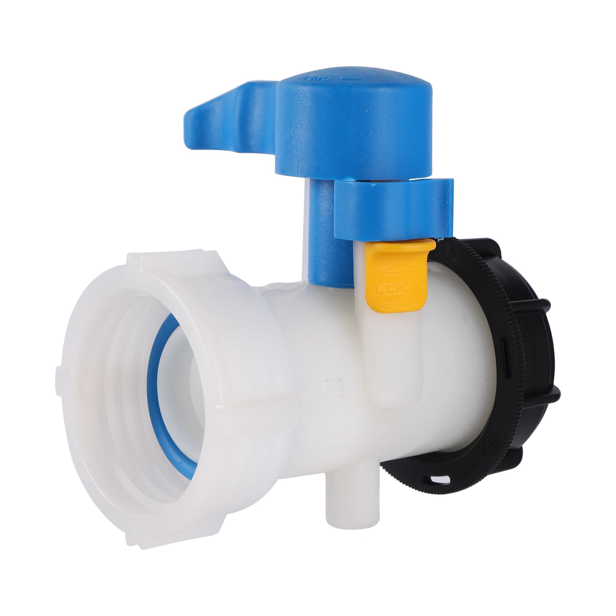 Vanne papillon sanitaire en plastique, précieux IBC Chr40/50/80 Vanne à bille 1000L Jardin Agricultu