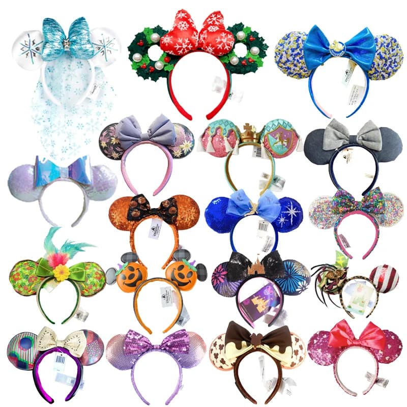 Disney Mickey bandeau arbre de noël beignet bandeau Peter Pan Cosplay bandeau Disneyland lettre band